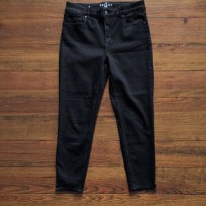 WHBM Black Skinny Crop Jeans